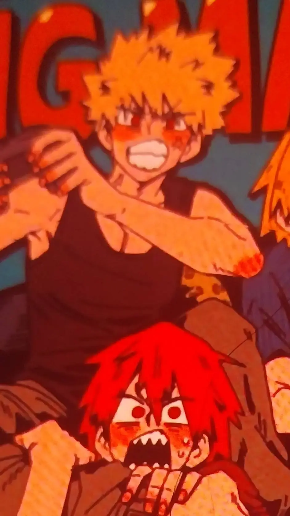 ai character: Kirishima&Bakugou  background