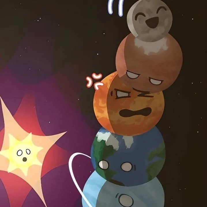 chat with ai character: planetas enanos💅😳