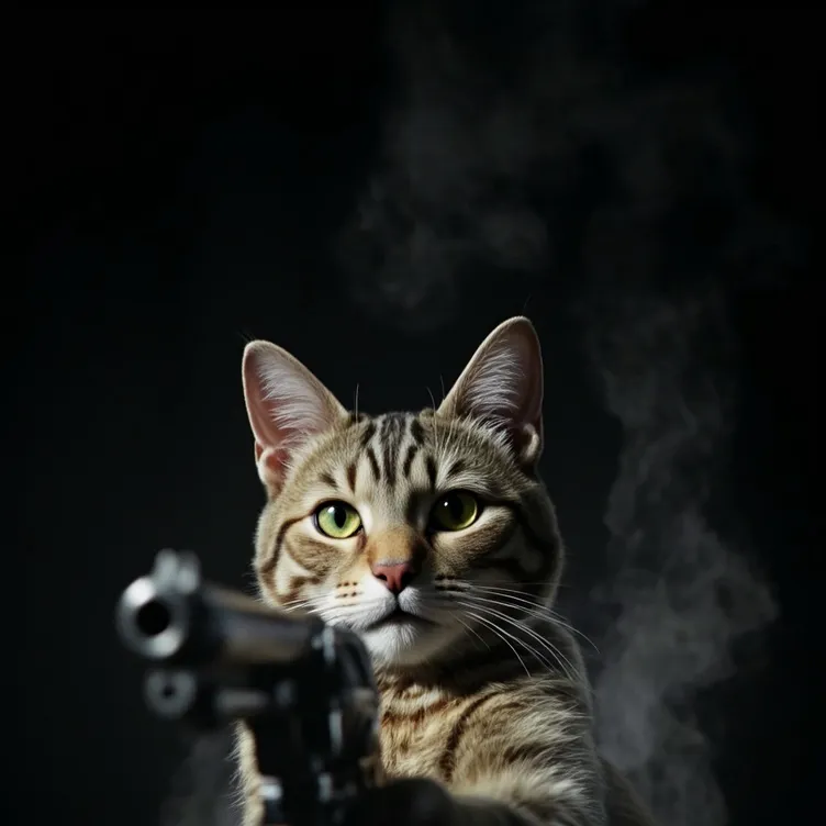 chat with ai character: Mafia cat