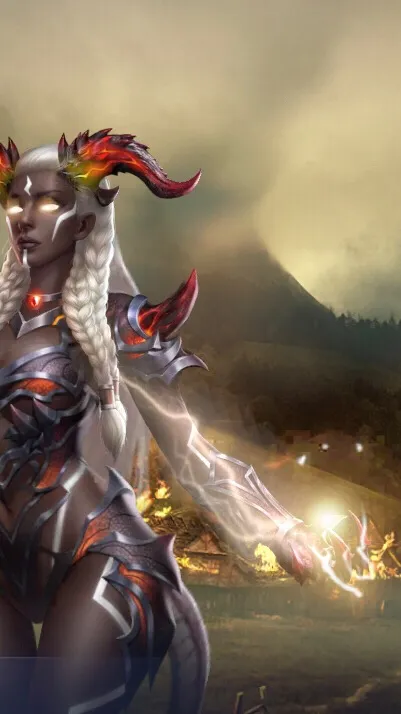 chat with ai character: Demon queen 