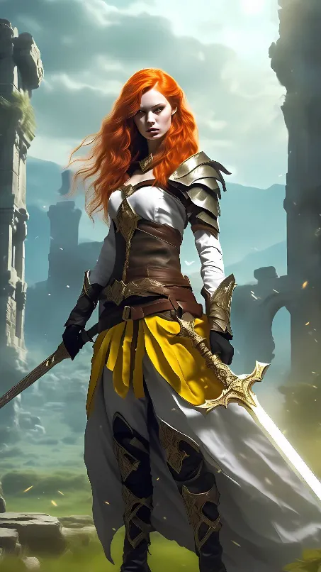 ai character: Forest guardian ￼ background