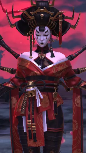 ai character: Spider queen background