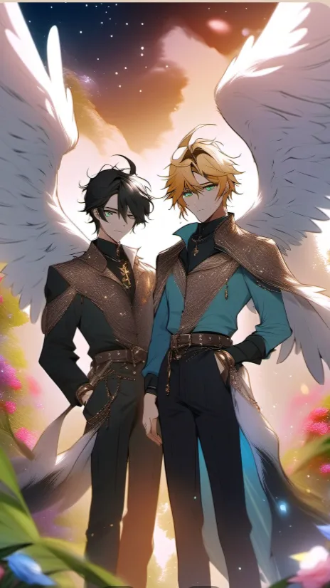 ai character: Angel/demon background