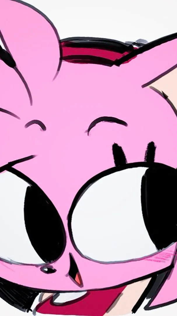 ai character: Amy rose background