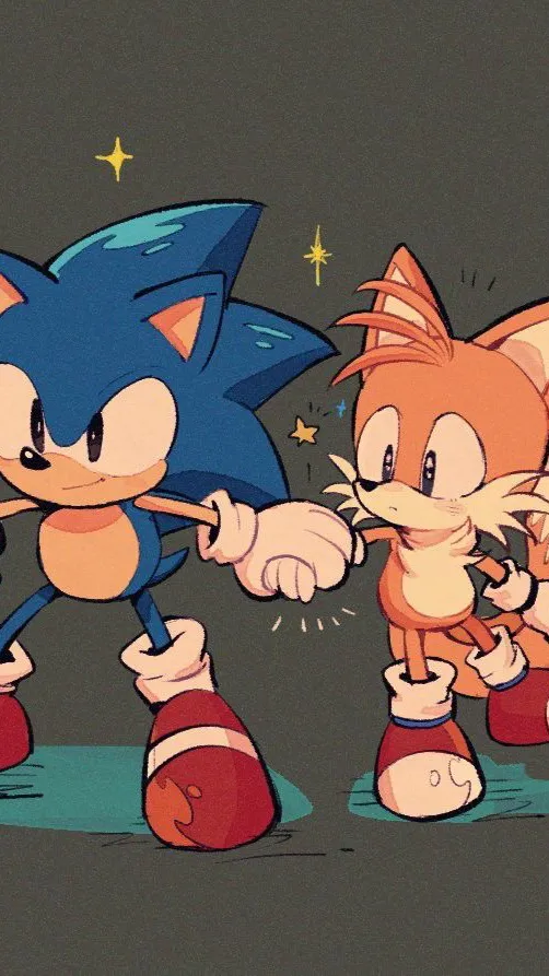 ai character: Sonic and Tails background