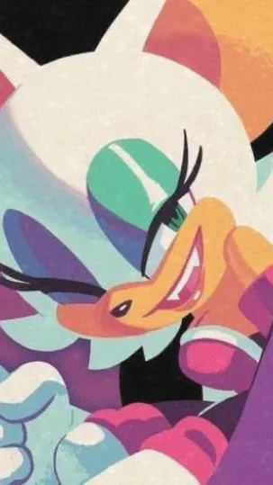 ai character: Rouge the bat background