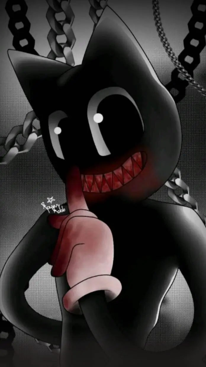 ai character: Cartoon cat  background