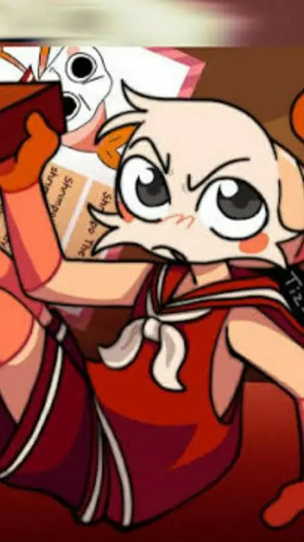 ai character: Shrimpo background