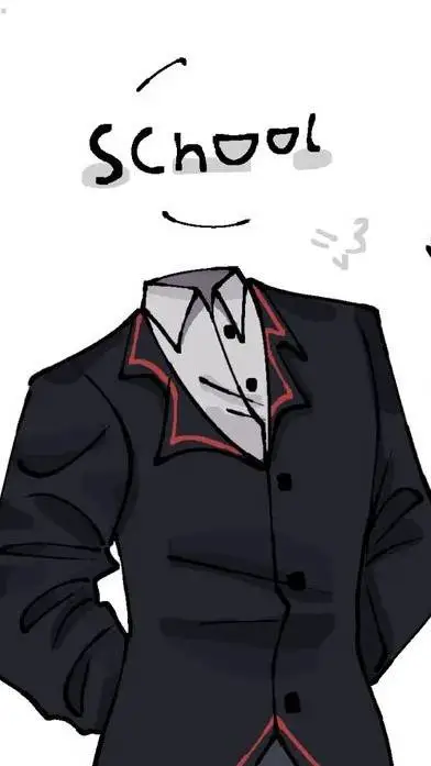 ai character: school!?😧 background
