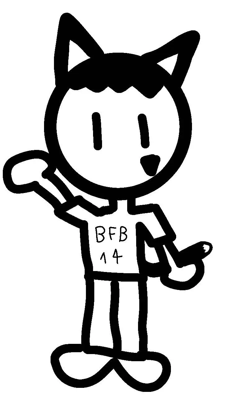 ai character: BFB 14 background