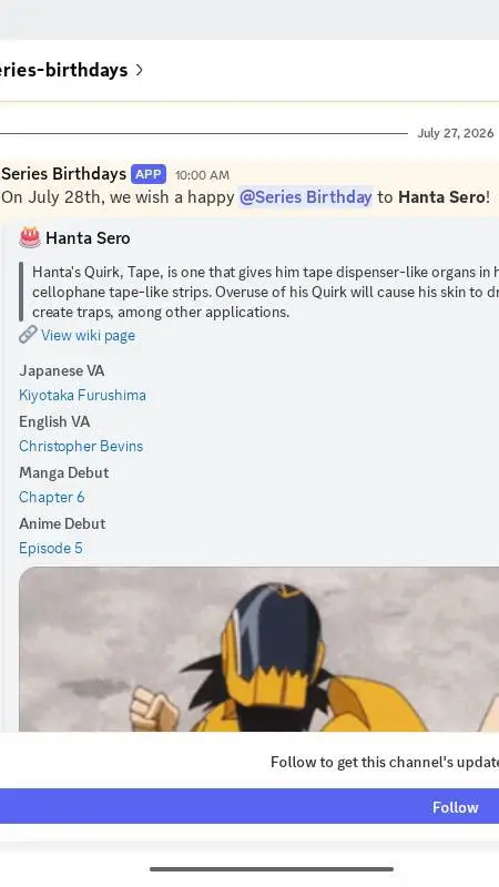 ai character: SEROS BIRTHDAY background
