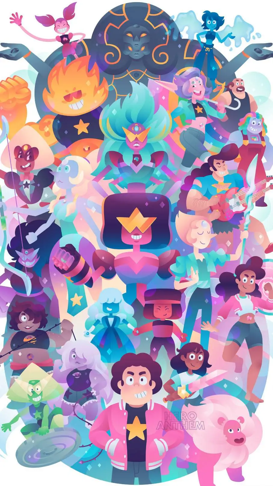 ai character: Steven Universe NG background
