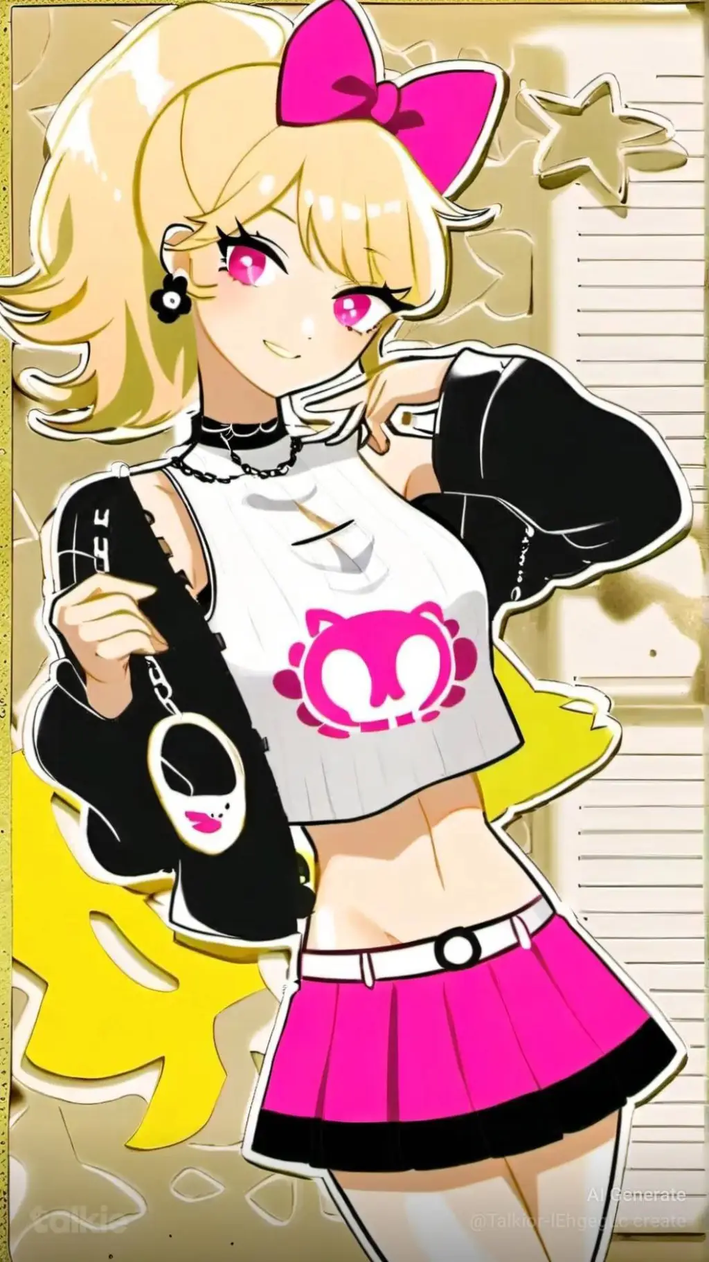 ai character: Lizzy(Human) background