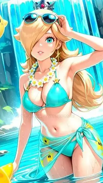 ai character: Rosalina(Summer) background