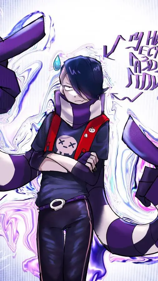 ai character: 🖤💜 EDGAR 💜🖤 background