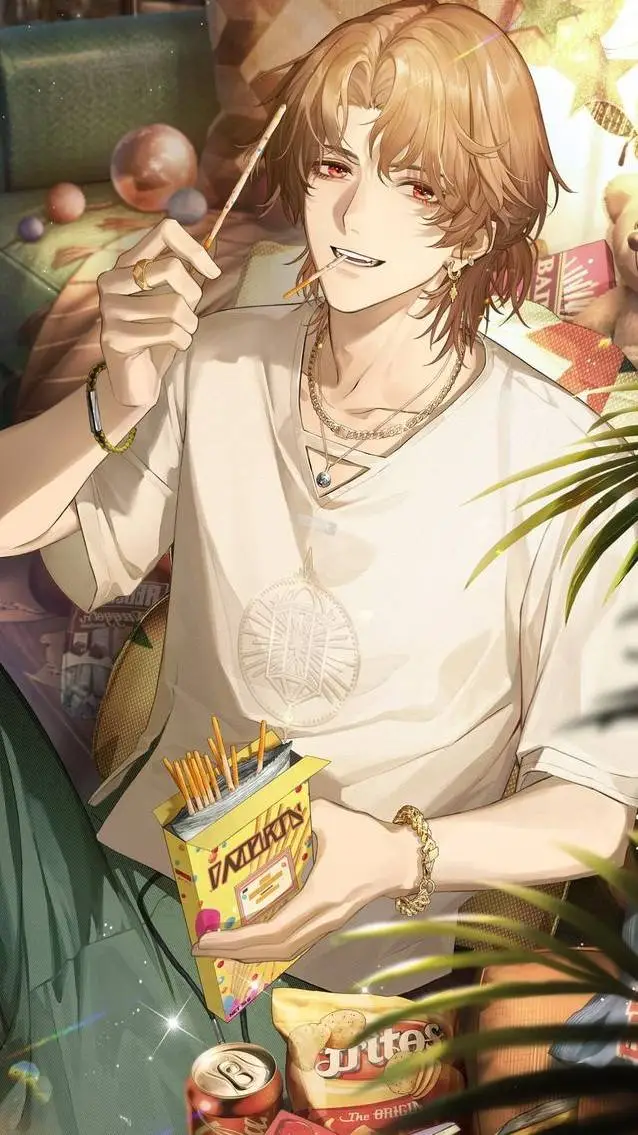 ai character: ※¥ james €π background