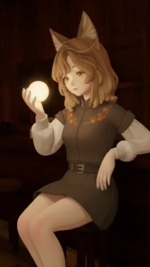 ai character: Cristal background