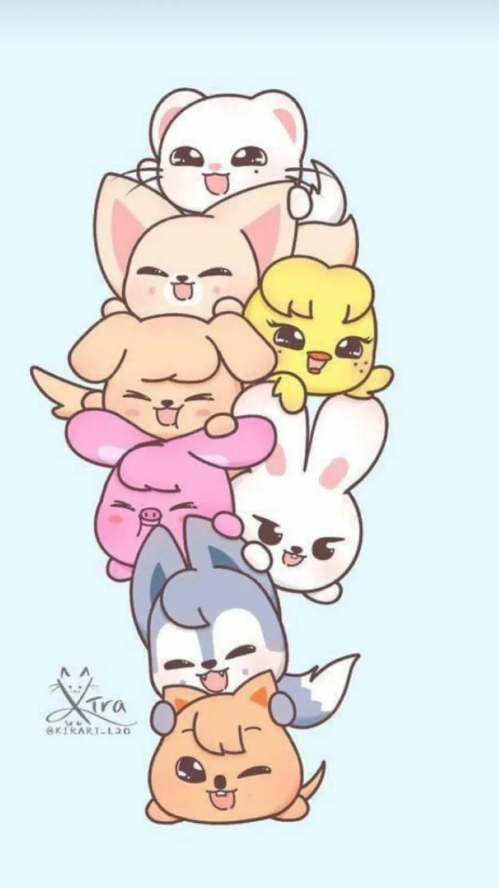 ai character: SKZ FIELD TRIP!!  background