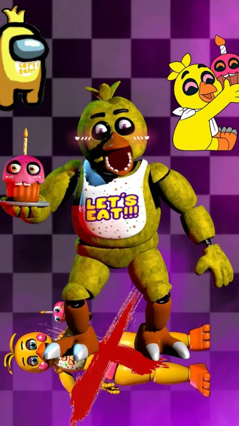 ai character: Mejor amistad 🐥x🧁 background