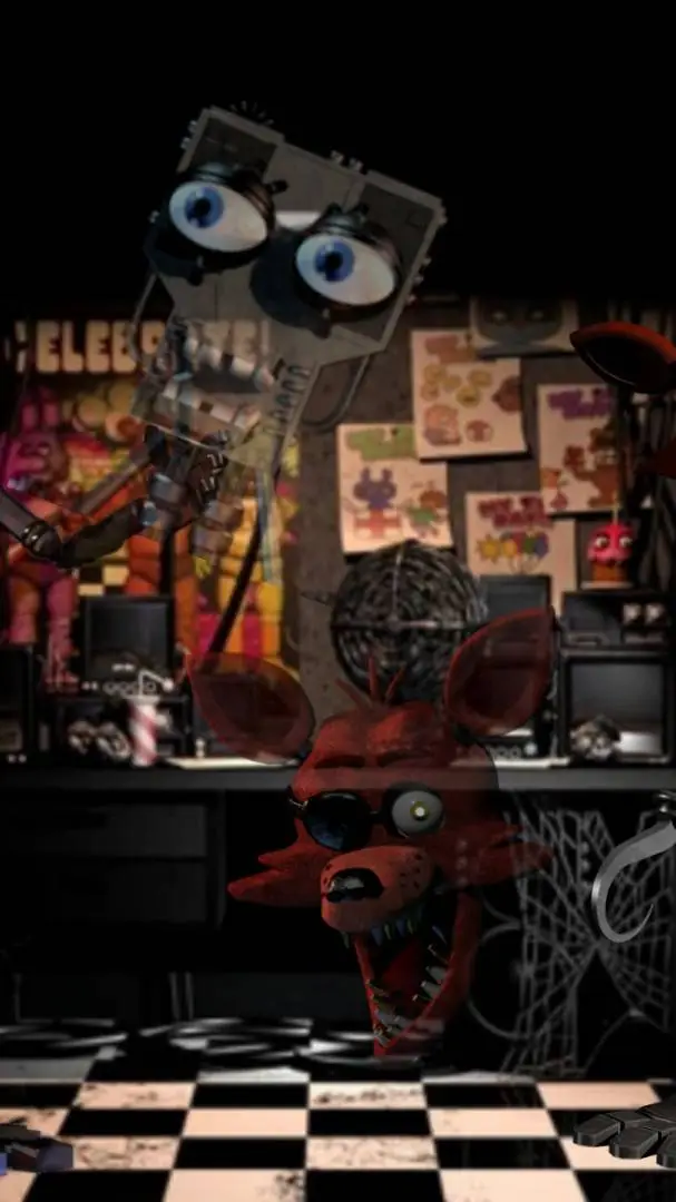 ai character: 🤖Endo01 VS Foxy🦊 background