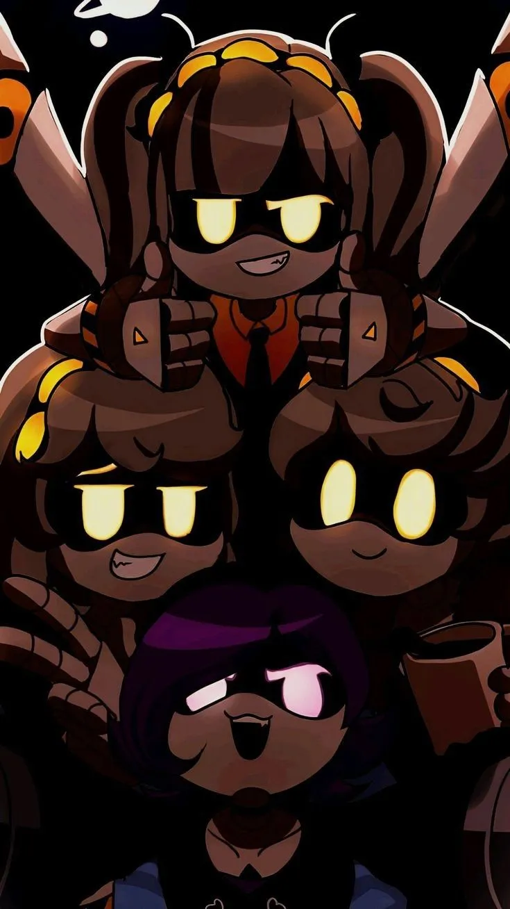 ai character: Uzi, V, J and N background