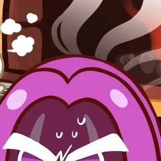 chat with ai character: purple yam cookie