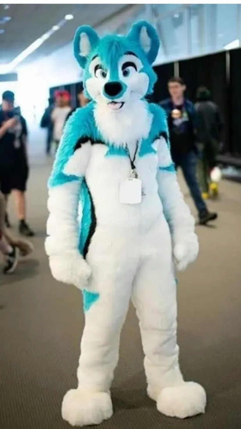ai character: Fuzzy background