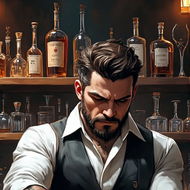 chat with ai character: The twisted Bar