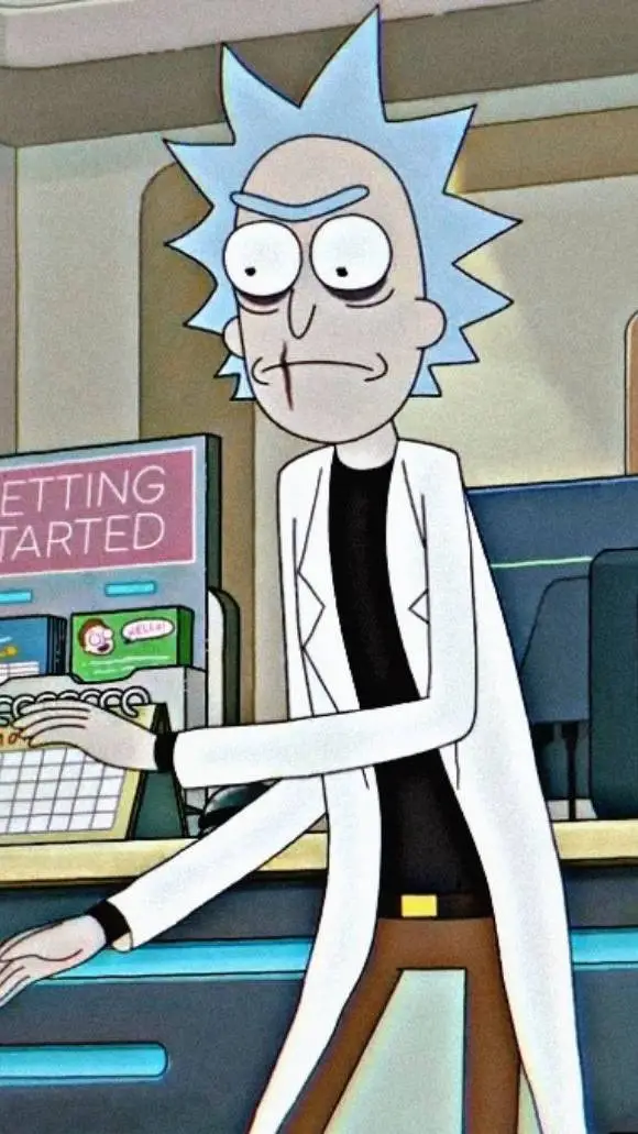 ai character: Evil Rick  background