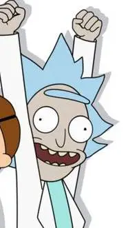 ai character: Tiny Rick  background