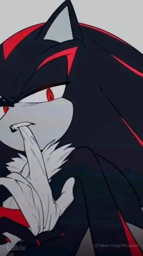 ai character: 🦔✧Shadow⊹❤🖤 background
