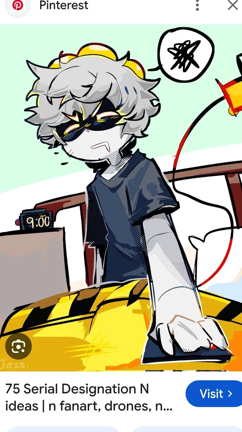 ai character: Sleepy N background