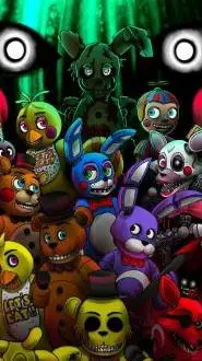 ai character: FNaF 1, 2, and 3 background