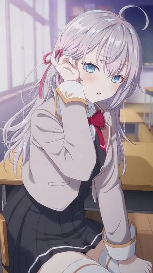 ai character: alya kujou  background