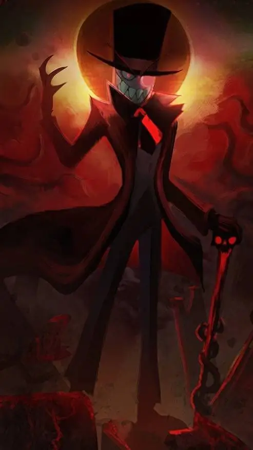 ai character: 🎩Lorde Black Hat background