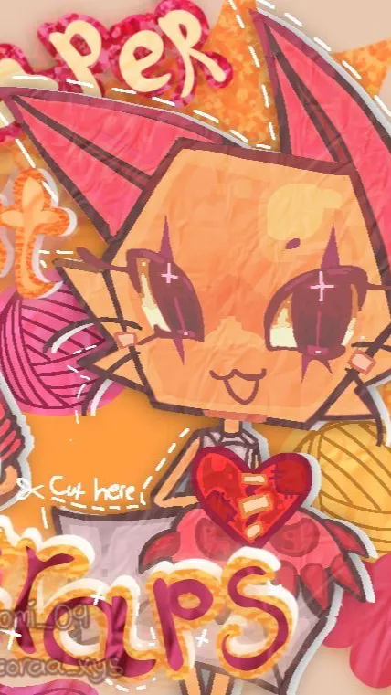 ai character:  Scraps ིྀ background