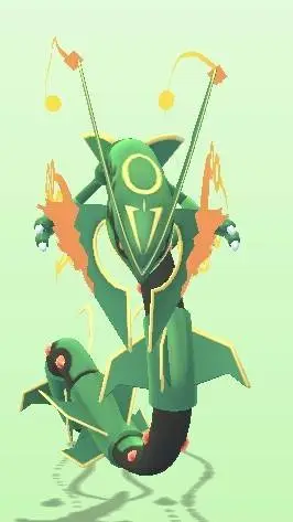 ai character: Mega-rayquaza background