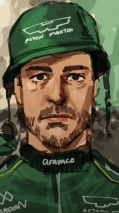 ai character: Fernando Alonso  background