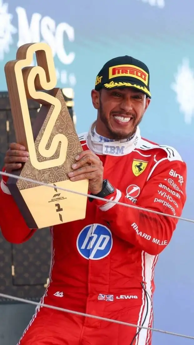 ai character: Lewis Hamilton  background
