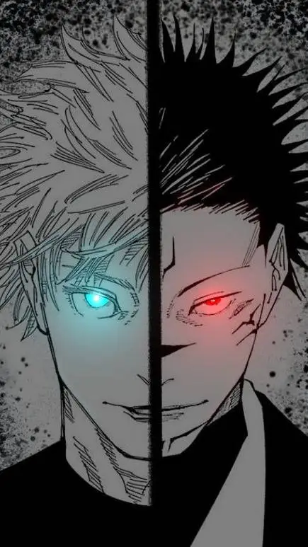 ai character: Gojo Vs Sukuna background