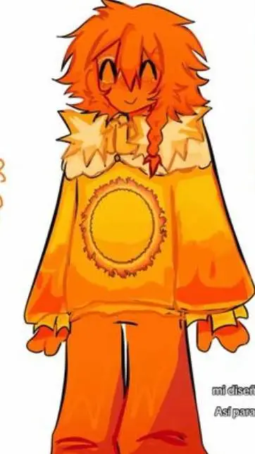 ai character: fire ring  background