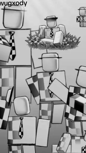 ai character: none-textured  background