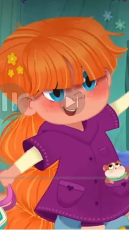 ai character: Vida long bangs background