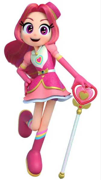 ai character: Red ruby  background