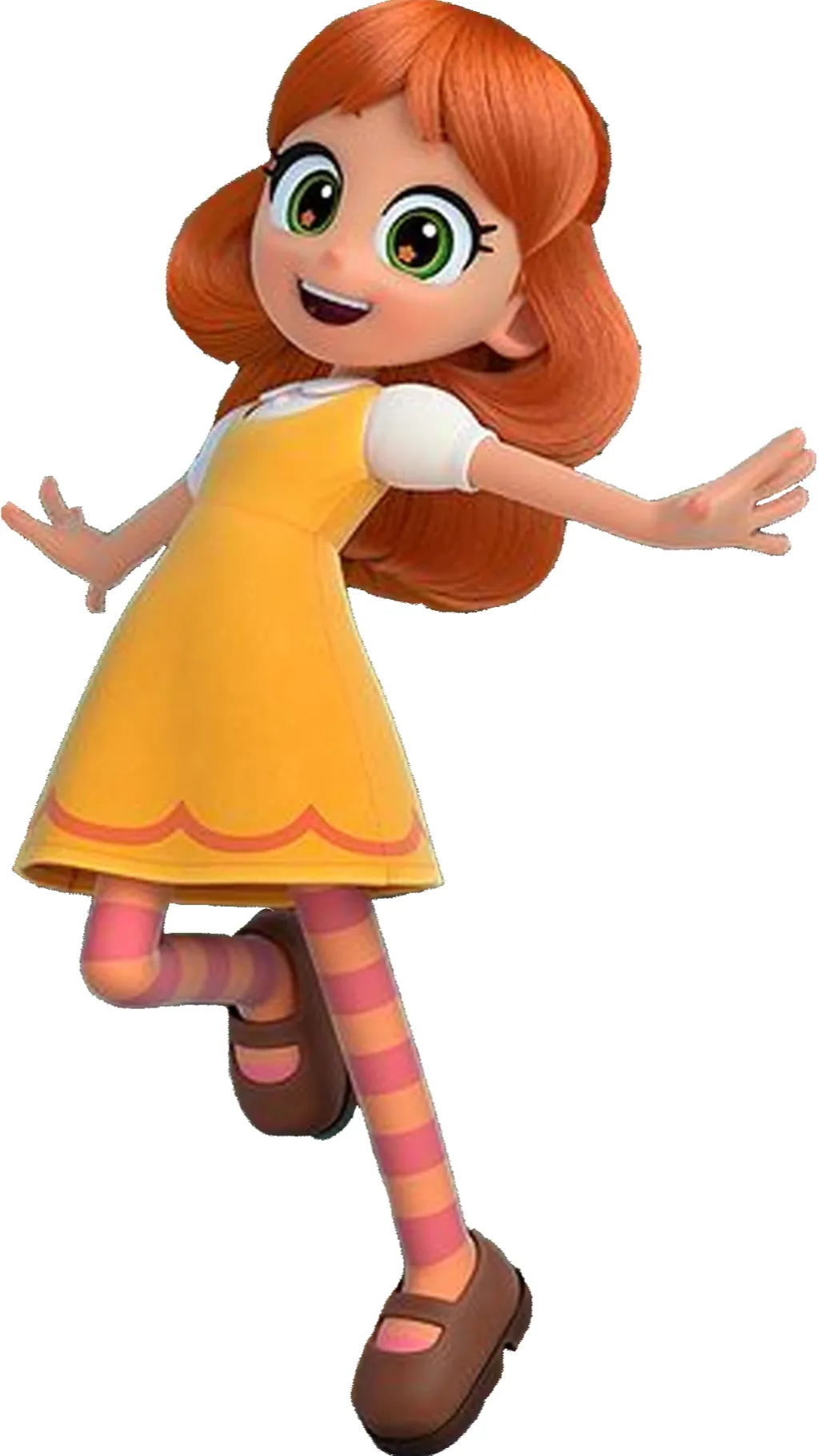 ai character: Orange amber aunt background