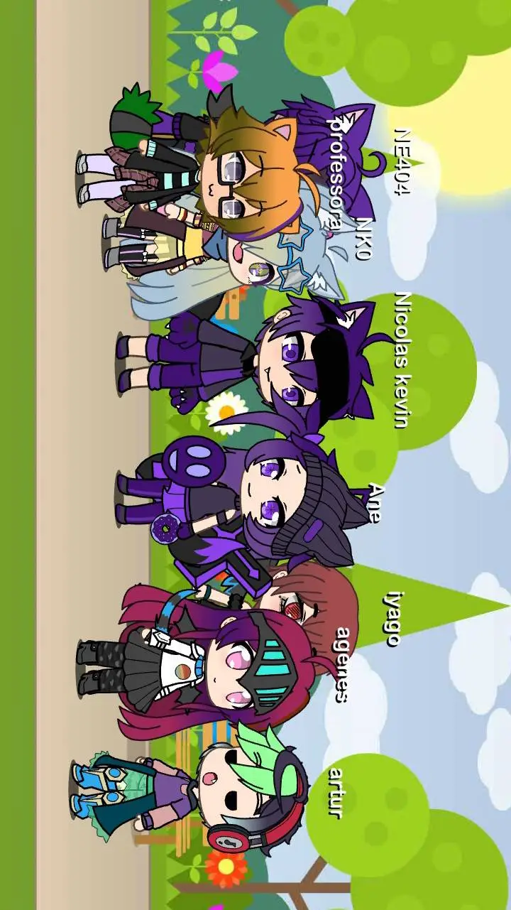 ai character: turma do nepcat  background
