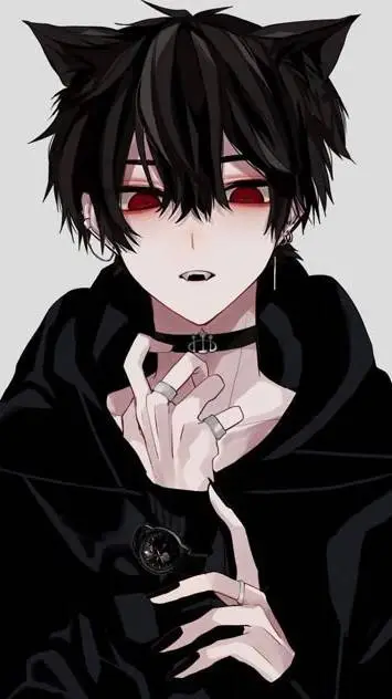 ai character: black background