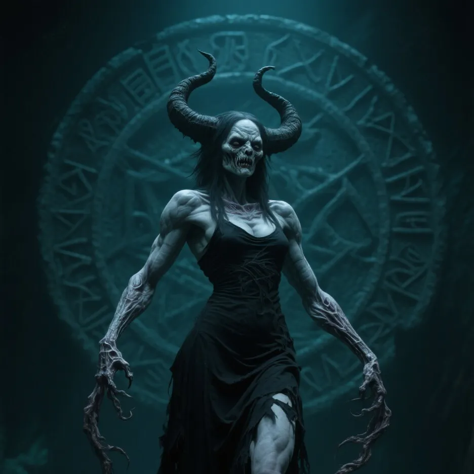 chat with ai character: Demonic witch