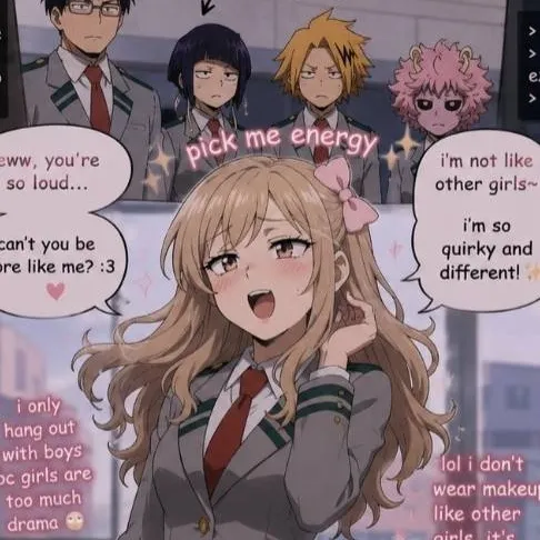 chat with ai character: mha pick-me