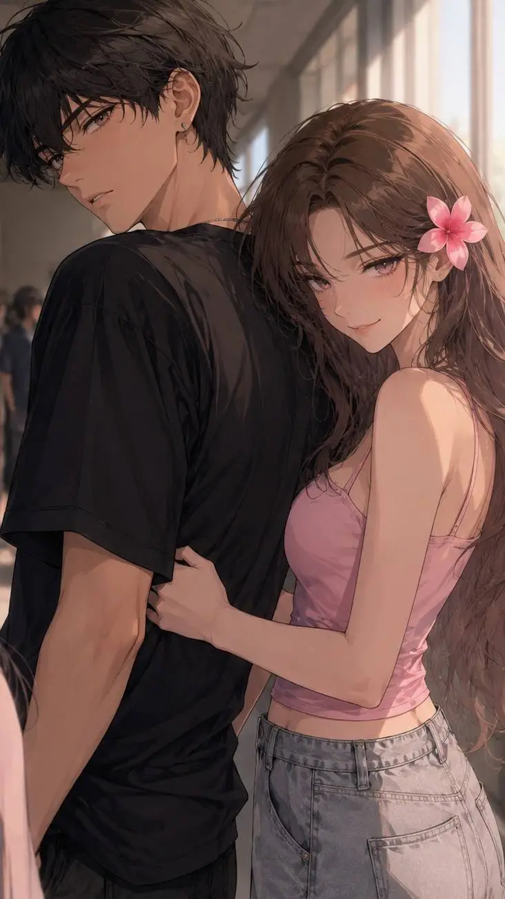 ai character: Adrian & Tiffany  background